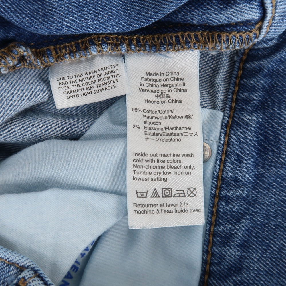 Point Sur Shoreditch Jeans Womens 25 Blue Straight Leg High Rise Stretch J. Crew - Picture 10 of 11